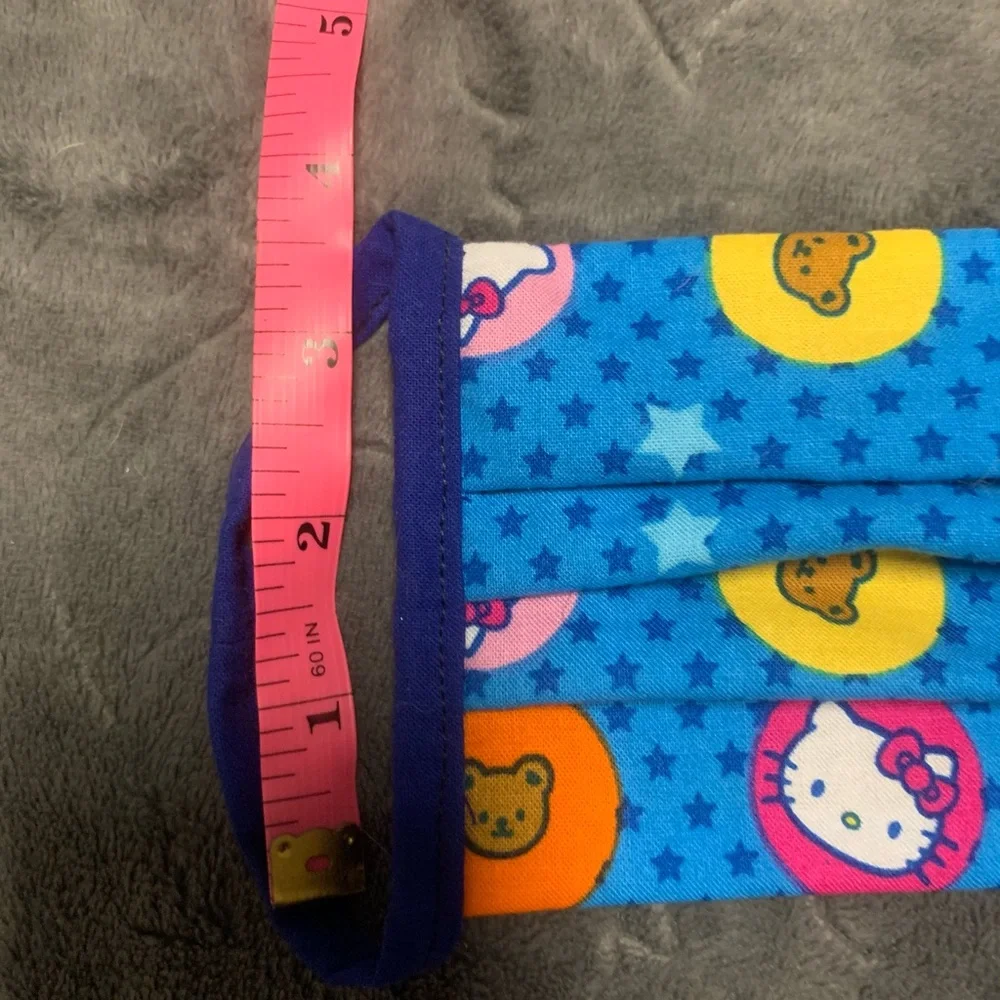 Blue Hello Kitty w/ Stars Face Mask | BN | Little Girls